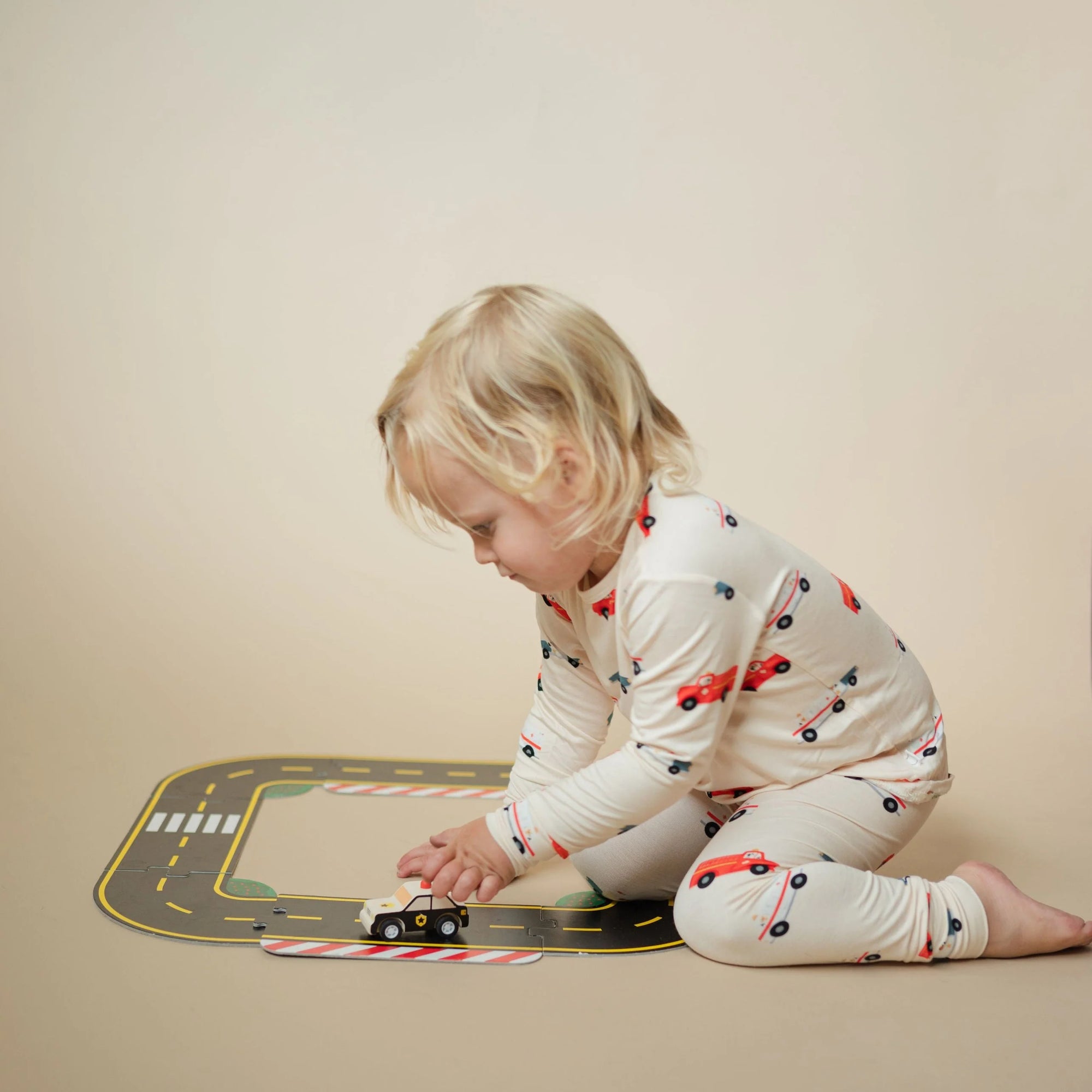 Two-Piece Ribbed Bamboo Pajamas | Rescue Paws