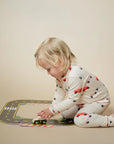 Two-Piece Ribbed Bamboo Pajamas | Rescue Paws
