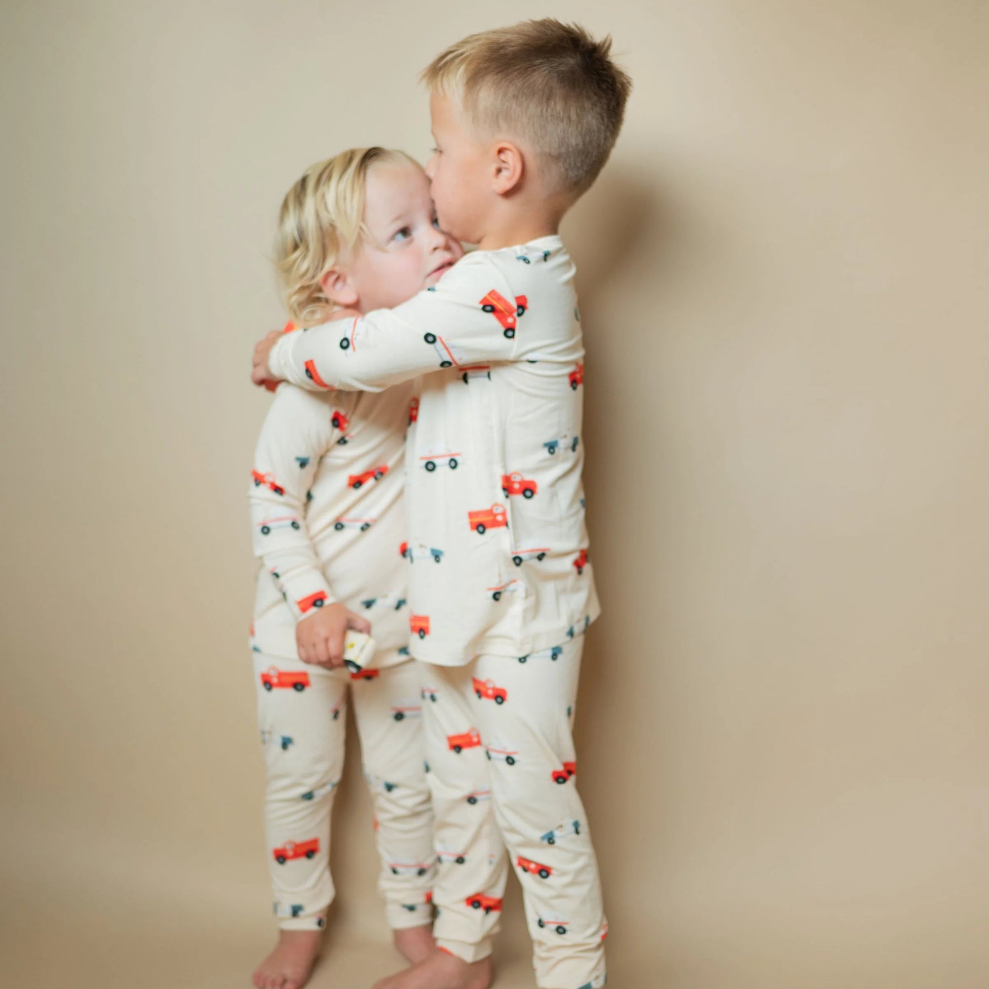 Two-Piece Ribbed Bamboo Pajamas | Rescue Paws