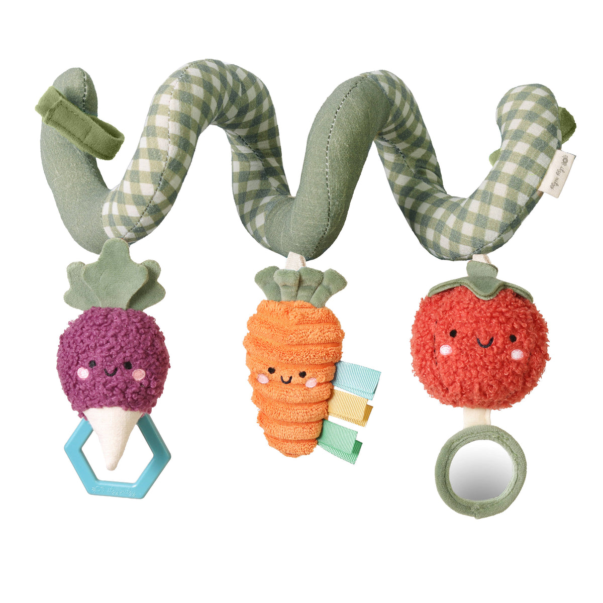Spiral Car Seat Activity Toy | Veggie
