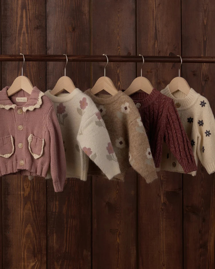 Aspen Sweater | Ivory Flower