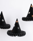 Honeycomb Witch Hat Decorations
