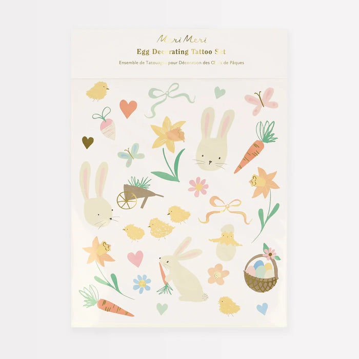Egg Decorating Tattoo Set