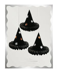 Honeycomb Witch Hat Decorations