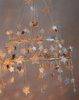 Gold Sparkle Star Chandelier