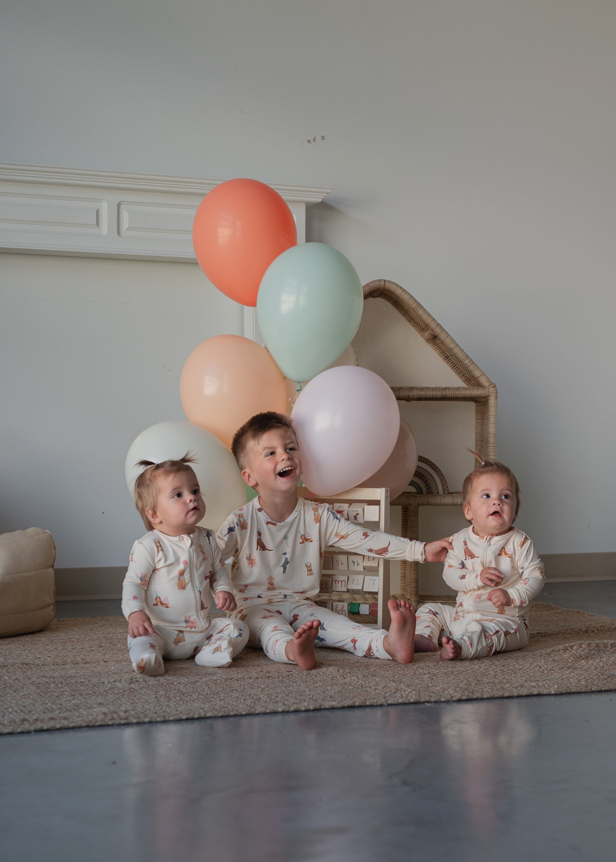 Two-Piece Bamboo Pajamas | Party Pups