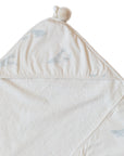 Hooded Towel | Follow Me Whale