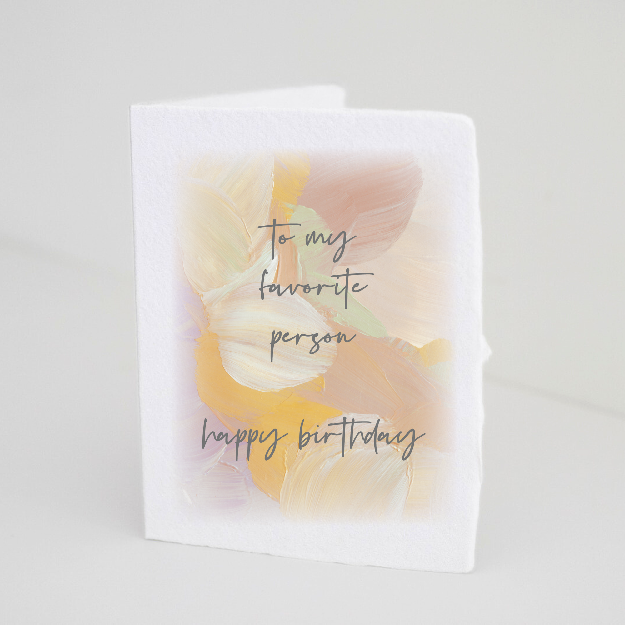 Favorite Person Happy Birthday Card